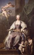 Jacopo Amigoni Portrait of Caroline Wilhelmina of Brandenburg-Ansbach Spain oil painting artist